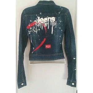 Zana Di Jacket/ Denim/Size Small.